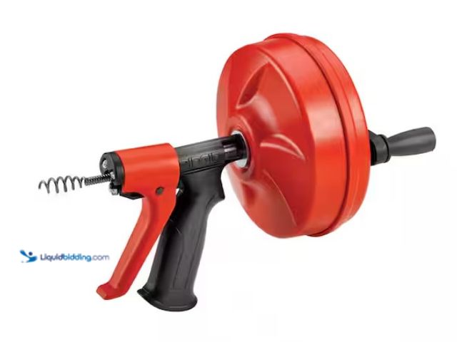 Lot 49-1578424 - RIDGID Power Spin+ 1/4 in. x 25 ft. Hybrid Drain Cleaning Snake Auger (Manual or Cordless Drill Oper...