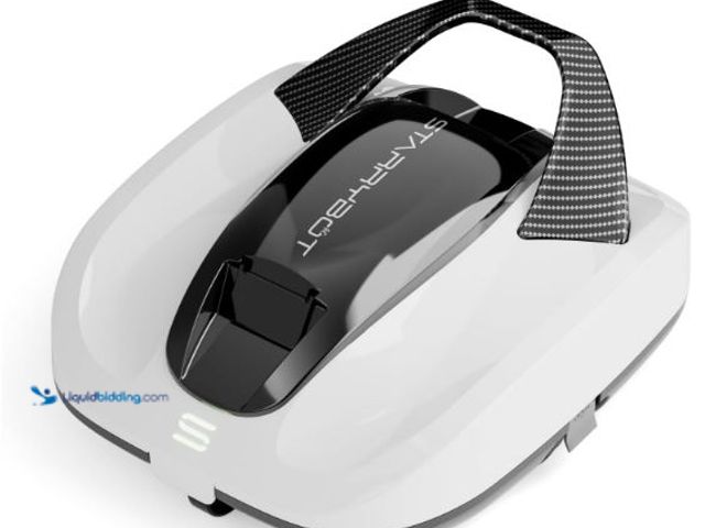 Lot 49-1569729 - Starrybot Cordless Robotic Pool Cleaner, Portable Swimming Robotic Pool Vacuum Self-Parking Technolo...