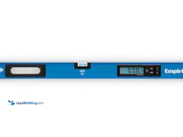Lot 49-1550513 - Empire 48 in. True Blue Digital Box Level, Model # e105.48H, Slightly used, Tested works, Powers on....