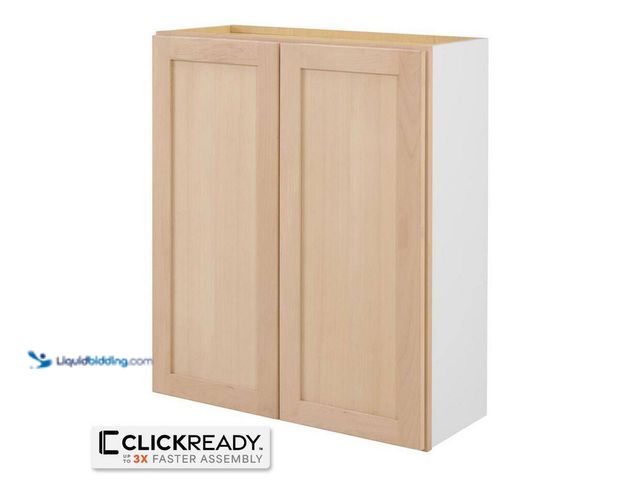 Lot 49-5449070 - Hampton Bay
30 in. W x 12 in. D x 36 in. H Ready to Assemble Wall Kitchen Cabinet in Unfinished wit...