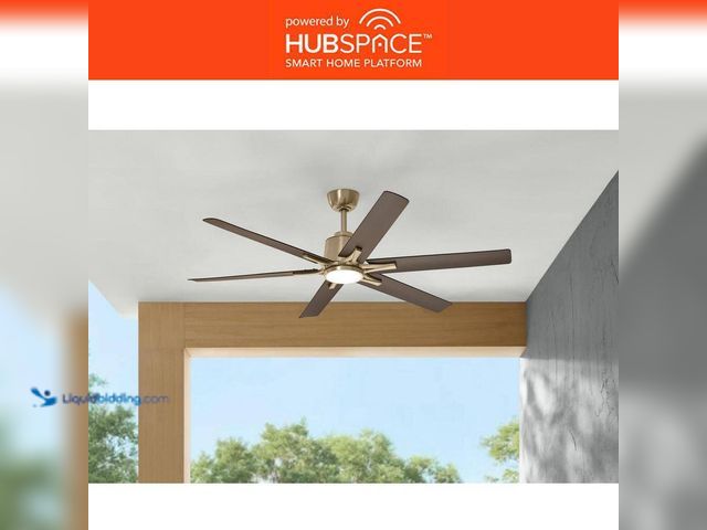Lot 49-5552163 - Home Decorators Collection
Kensgrove II 60 in. Smart Indoor/Outdoor Gold Ceiling Fan with Adjustabl...