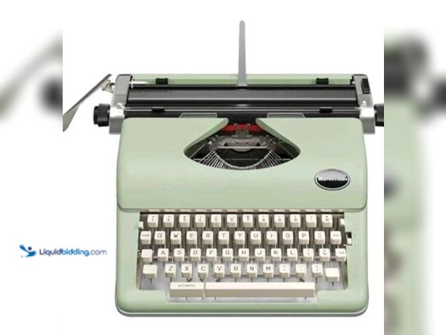 Lot 49-5541655 - Maplefield Antique Typewriter Cute Table Decor for Home or Office (opened to view) New