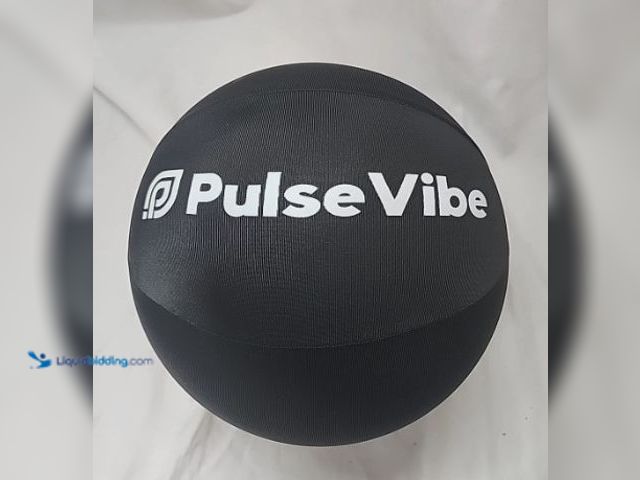 Lot 49-1519116 - (2) PulseVibe Silent Basketball Pro Edition Basketball for training basketball, Black, Model# 365544...