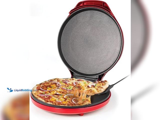 Lot 49-1623500 - Betty Crocker Pizza Maker Plus, 12" Indoor Electric Grill, Nonstick Griddle Pan for Pizzas, Quesadil...