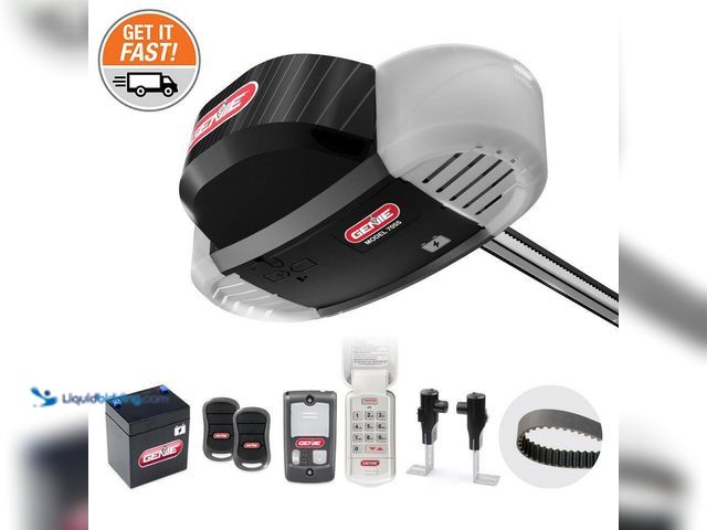 Lot 49-5512523 - Genie Signature Series 1-1/4 HPc Ultra-Quiet Belt Drive Garage Door Opener with Battery Backup. Mode...