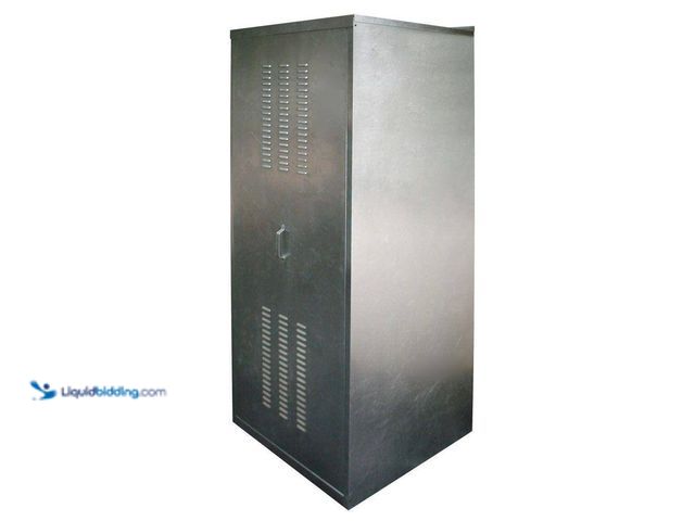 Lot 49-5414569 - 24 in. Galvanized Steel Water Heater Enclosure Model # QS-E24 unused dents scuffs scratches