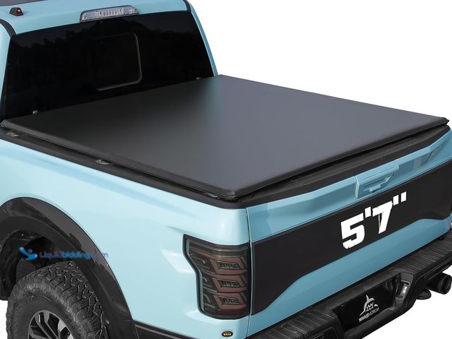 Lot 49-3536416 - Truck Bed Tonneau Cover Compatible with Dodge Ram 1500(2009-2024) Classic&New 5.7 ft Short Box w/o R...