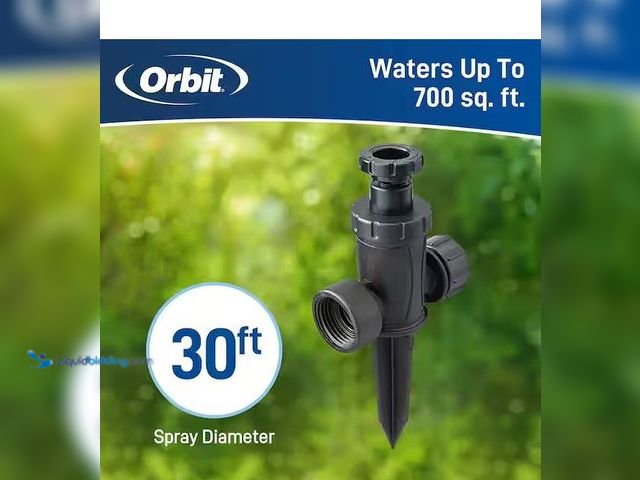 Lot 49-1568204 - Lot of (5) Orbit Adjustable 30 ft. Spot Sprinkle on Spike with Flow-Through Model # 29945, Unused  R...