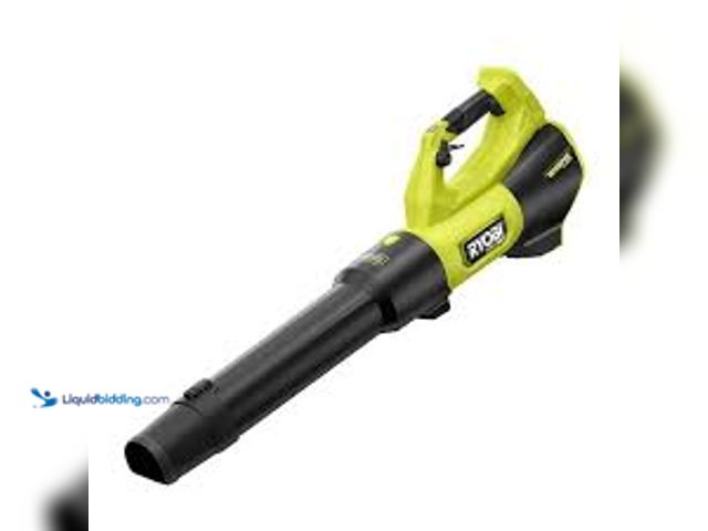 Lot 49-5448758 - RYOBI ONE+ HP 18V Brushless Cordless 130 MPH 510 CFM Leaf Blower (Tool Only). Model # PBLLB01B. Used
