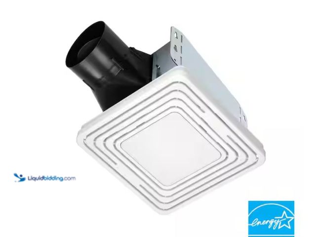Lot 49-3614840 - Broan-NuTone
Roomside Series, White, 50 CFM, No Cut- Roomside Installation Bathroom Fan with Light,...