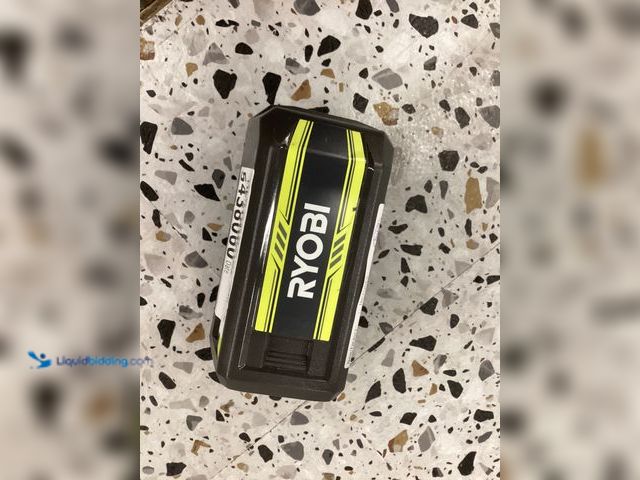 Lot 49-5438060 - RYOBI 40V Lithium-Ion 6.0 Ah High Capacity Battery. Model # OP4060A1. Unused