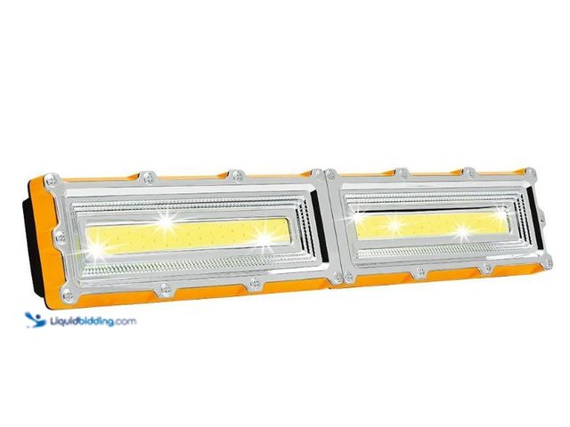 Lot 49-3566077 - QTY 2 - HANDY BRITE
LED Cordless Ultra-Bright Foldable Work Light. Model # HBFWL-PD36. Unused