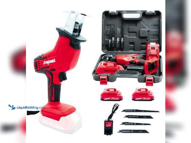 Lot 49-5436531 - DOGTOOTH 21V Compact Cordless Saber Reciprocating Saw Set with 2 * 2.0Ah Batteries for Wood & Metal ...