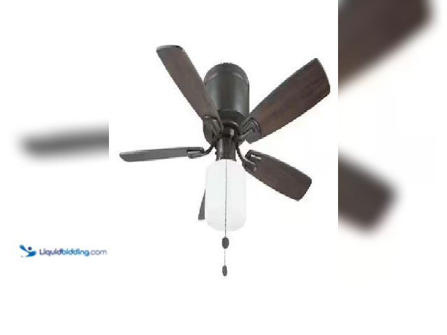 Lot 49-3618622 - Hampton Bay Bellina 42 in. Oil-Rubbed Bronze Ceiling Fan with Light Kit, Model # RH5H1-ORB, Unused, ...