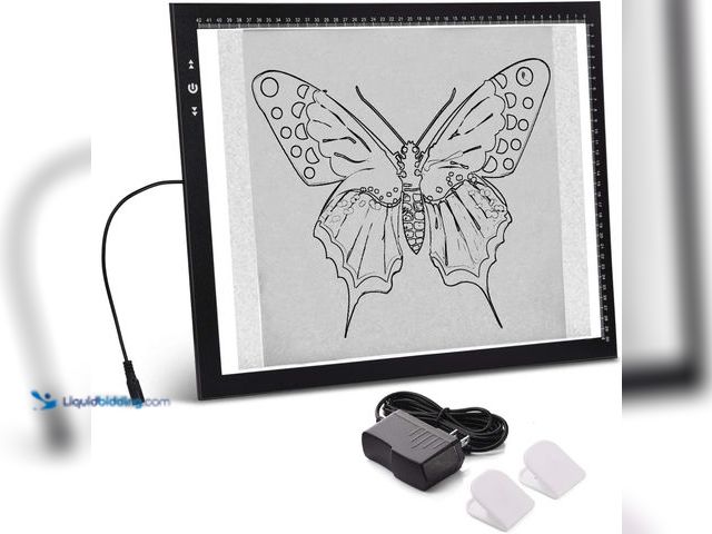 Lot 49-5447567 - HSK A3 Artist tracing Light Box Copy Table, 12V1A Adapter Power Dimmerable 6000 Lux Lock Button Artc...