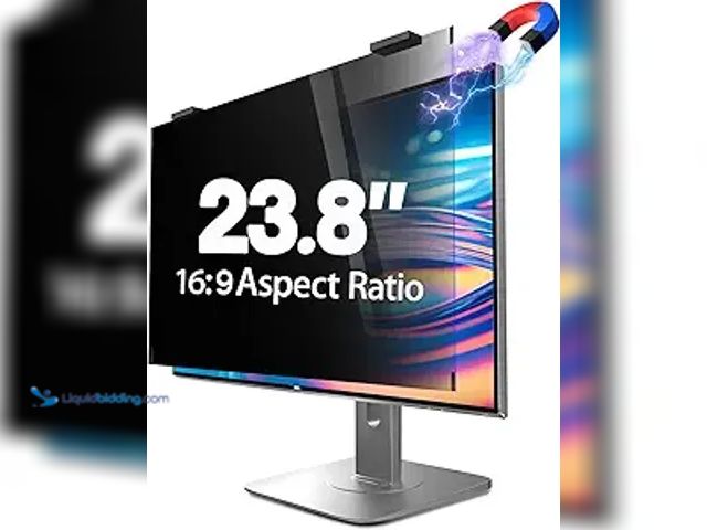 Lot 49-5439134 - Magnetic Computer Privacy Screen 23.8 inch, Hanging Privacy Screen for Computer Monitor for 16:9 Fra...