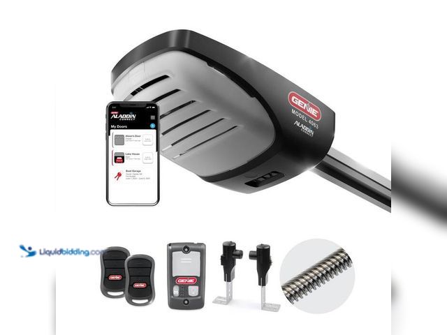 Lot 49-2000785 - Genie Signature Series 2 HPc Screw Drive Wi-Fi Enabled Smart Home Garage Door Opener, 3-Button Remot...