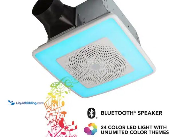 Lot 49-2020750 - Broan-NuTone Sensonic Series 110 CFM Ceiling Bathroom Exhaust Fan with Speaker and Bluetooth Wireles...
