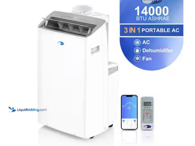 Lot 49-1624723 - Whynter Nex 12,000 (DOE) BTU Inverter Portable Air Conditioner Cools 600 sq. ft. with Dehumidifier a...