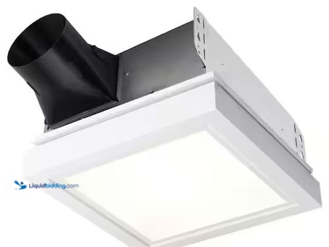 Lot 49-5450637 - Broan-NuTone
Roomside Series, Decorative, White Trim, 110 CFM, Roomside Ceiling Bathroom Exhaust Fa...