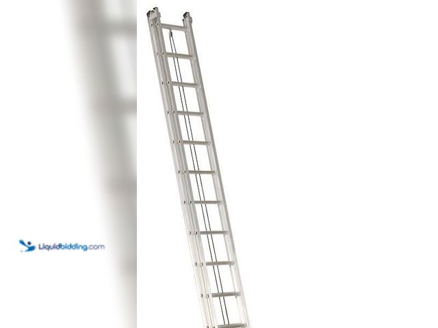 Lot 49-5545354 - 40 ft. Aluminum Extension Ladder with 300 lbs. Load Capacity Type IA Duty Rating Unused with scuffs ...