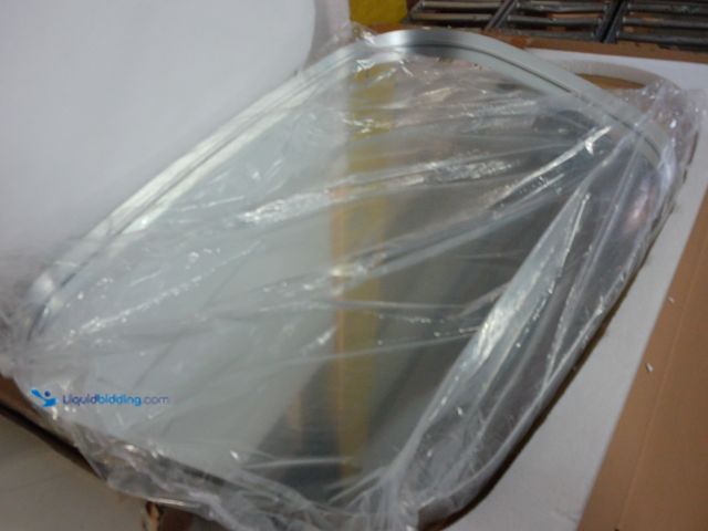 Lot 49-1572177 - Suidia Irregular Wall Mirror, 36"x24" Bathroom Mirror Asymmetrical Mirrors Artistic Mirrors Decorati...