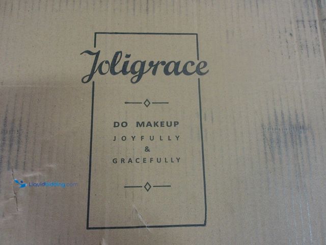 Lot 49-3432155 - Joligrace Makeup Train Case Professional Cosmetic Organizer Aluminum Storage Box with 4 Adjustable D...