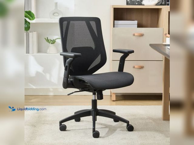 Lot 49-2001451 - TrueWellness All Mesh Office Chair, Model # 52913-BLK, Unused, Has attachments, Factory packed.   Re...