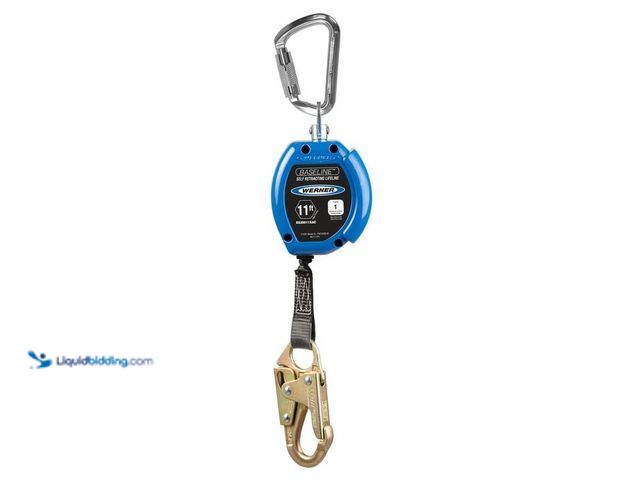 Lot 49-5414131 - Werner
11 ft. Baseline Self Retracting Lifeline, unused
