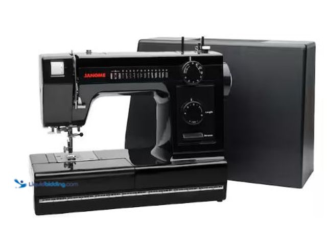Lot 49-3603365 - Janome HD1000 Black Edition 14-Stitch Industrial-Grade Sewing Machine, Model # 001HD1000BE, MSRP $39...