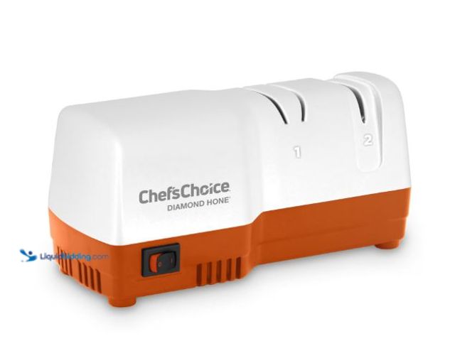 Lot 49-3566889 - Chef'sChoice Model D202 2-Stage Electric Knife Sharpener, in Orange (SHD202OR11), Unused