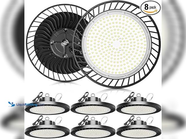 Lot 49-5461138 - 350W UFO LED High Bay Light,8 Pack Super Bright High Bay Led Shop Lights,52500 Lumens UFO High Bay L...