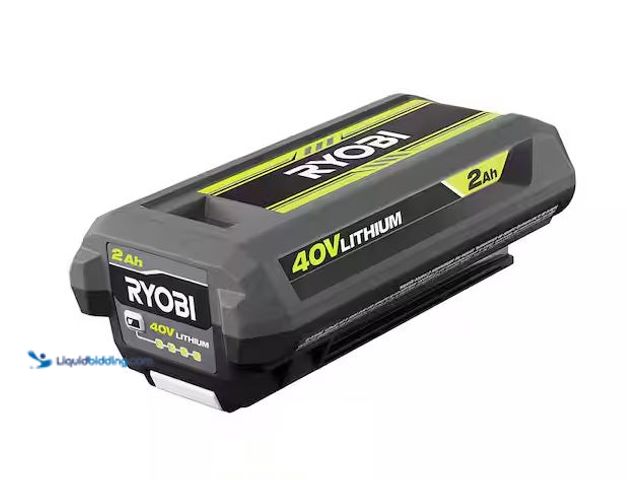 Lot 49-3472109 - RYOBI 40V Lithium-Ion 2.0 Ah Battery Model # OP4020A, Unused  Ref#SB1029