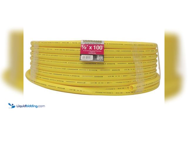 Lot 49-5463571 - HOME-FLEX
1/2 in. IPS x 100 ft. DR 9.3 Underground Yellow Polyethylene Gas Pipe (not whole roll) Un...