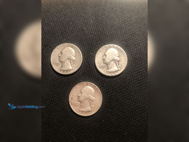 Lot 49-397071 - 3-  us silver quarters