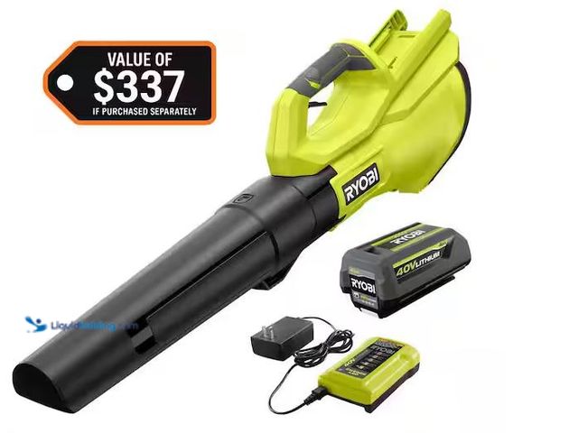 Lot 49-5555279 - RYOBI
40V 120 MPH 550 CFM Cordless Battery Leaf Blower, Tool Only, Unused, Works
