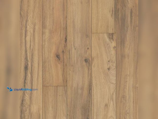 Lot 49-3617631 - Pergo Outlast Golden Rustic Oak 12 mm T x 6.1 in. W Waterproof Laminate Wood Flooring (16.12 sq.ft./...
