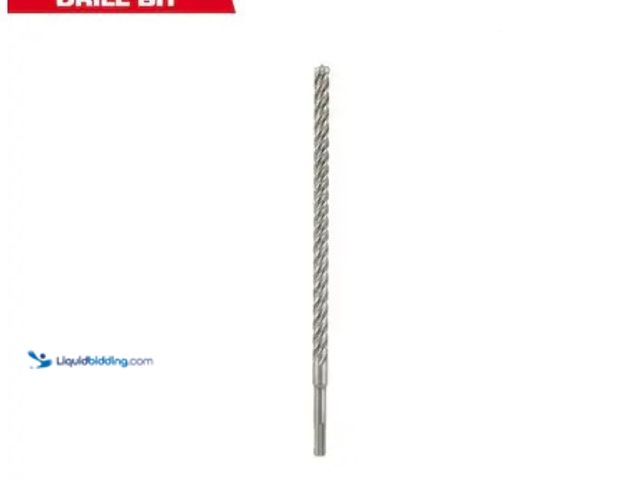 Lot 49-3631260 - Milwaukee 5/8 in. x 12 in. 4-Cutter SDS-PLUS Carbide Drill Bit, Model # 48-20-8303, Slightly used.  ...
