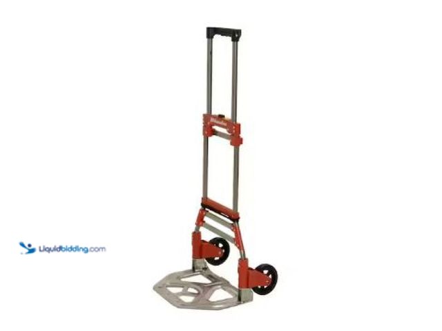 Lot 49-1517041 - Milwaukee
150 lbs. Convertible Fold-Up Steel Hand Truck with One 60 in. Bungee Cord, Model # 73777,...