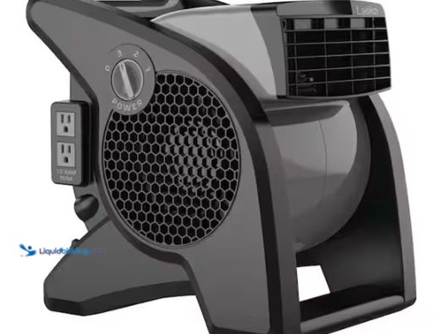 Lot 49-1514999 - Lasko Pivoting 11.2 in. 3 Speed High Velocity Blower Fan for Home, Job Site in Gray, 375 CFM, 2 120V...