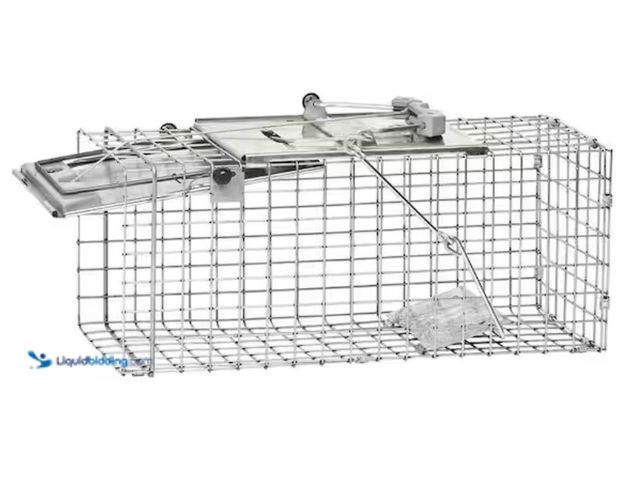 Lot 49-2001635 - Havahart Small 1-Door Easy Set Humane Catch-and-Release Live Animal Cage Trap for Squirrel and Rabbi...