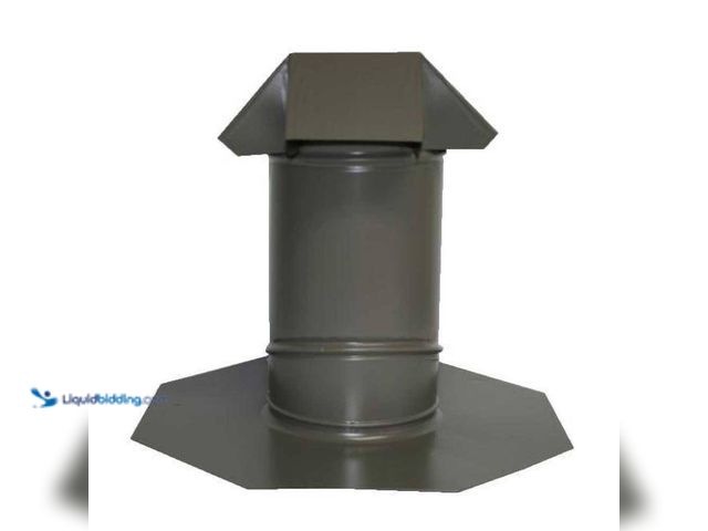 Lot 49-5410876 - Lot of 2. Gibraltar Building Products 6 in. Adjustable Pitch Galvanized Steel Pipe Flashing in Weath...