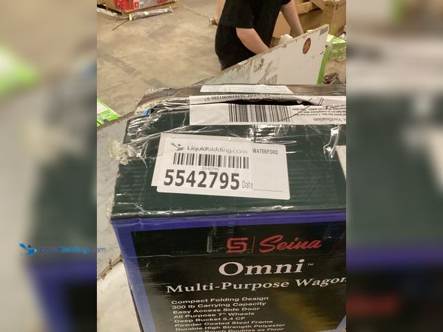 Lot 49-5542795 - Seina Omni Multi-Purpose Assembled in Outdoor Wagon - Gray OPEN BOX NEW