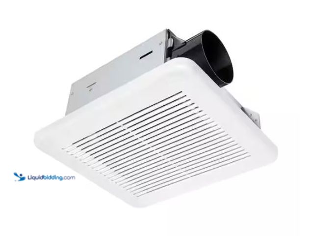 Lot 49-1627440 - Hampton Bay 50 CFM Wall/Ceiling Mount Roomside Installation Bathroom Exhaust Fan, ENERGY STAR Model ...