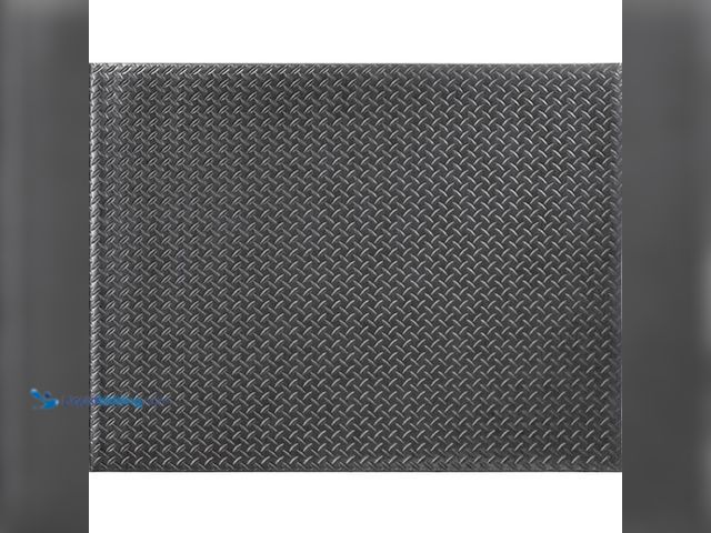 Lot 49-5543947 - TrafficMaster Diamond Soft Foot Black 4 ft. x 6 ft. Indoor Outdoor Commercial Door Mat, Model # 6016...