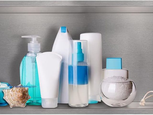 Lot 49-5459731 - 24"×12" Shower Niche Brushed Stainless Steel, Recessed Shower Caddy, Bathroom Shelf Insert Fits for ...