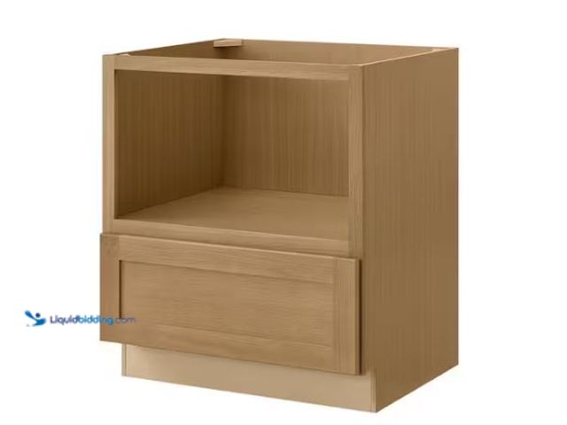 Lot 49-1624762 - Hampton Bay Avondale 30 in. W x 24 in. D x 34.5 in. H Ready to Assemble Plywood Shaker Base Kitchen ...