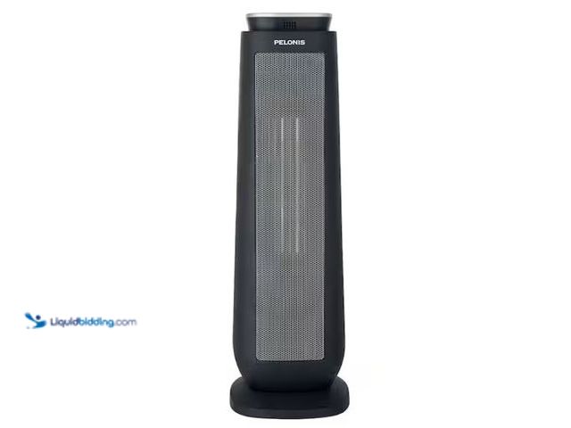 Lot 49-1628239 - Pelonis 1500-Watt 23 in. Digital Tower Indoor Ceramic Heater Quiet Operation w/ Safety Overheat Prot...
