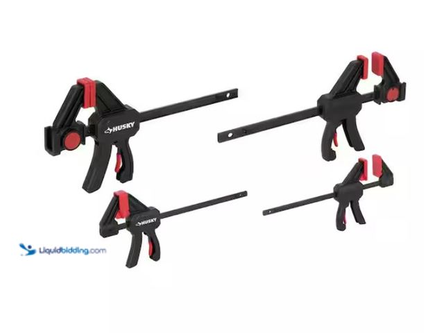 Lot 49-3471596 - (2) Husky Trigger Clamp Set (4-Piece) Model # 00134, Unused.  Ref#SB1029