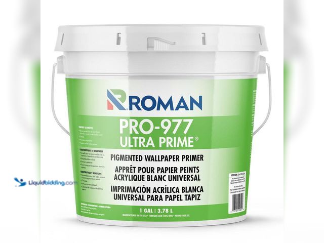 Lot 49-5552452 - Roman
PRO-977 Ultra Prime 1 gal. Interior and Exterior Wallcovering Primer/Sealer. Model # 10301. U...